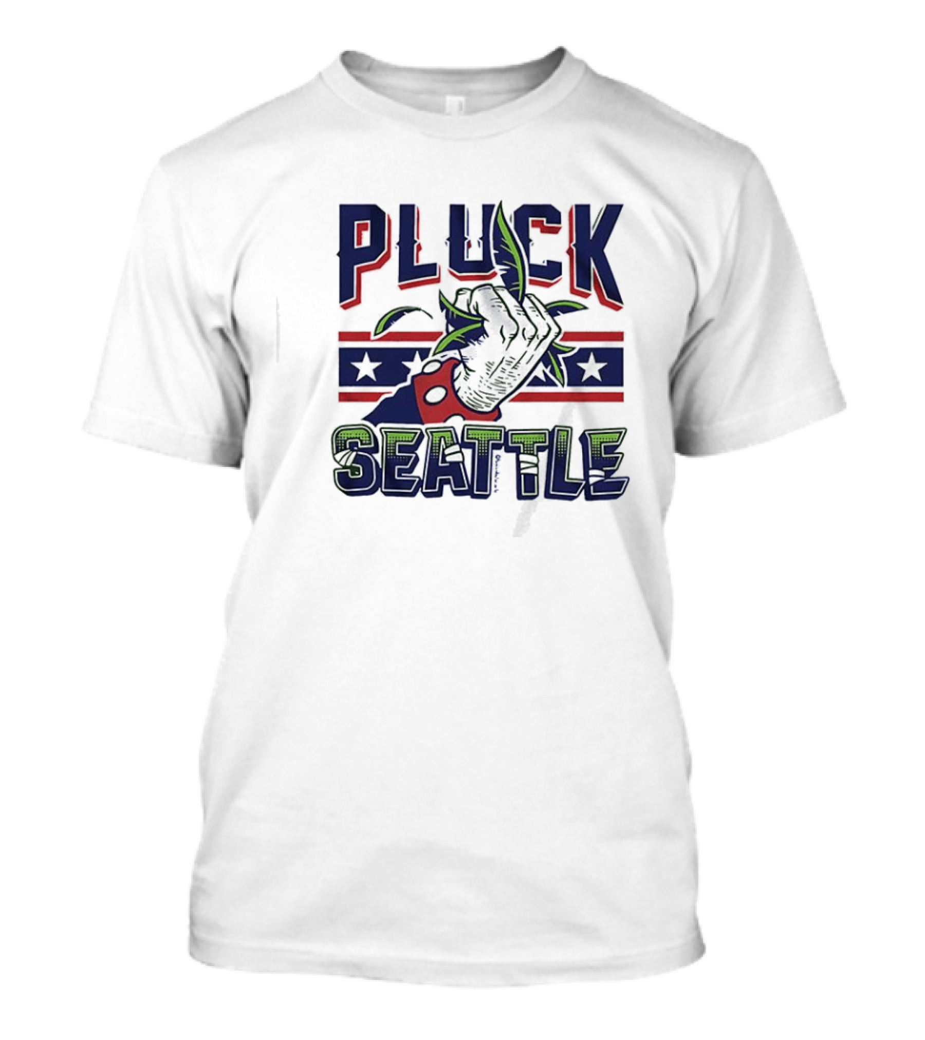 New England Patriots Pluck Seattle Matchup Stars And Stripes T-Shirt