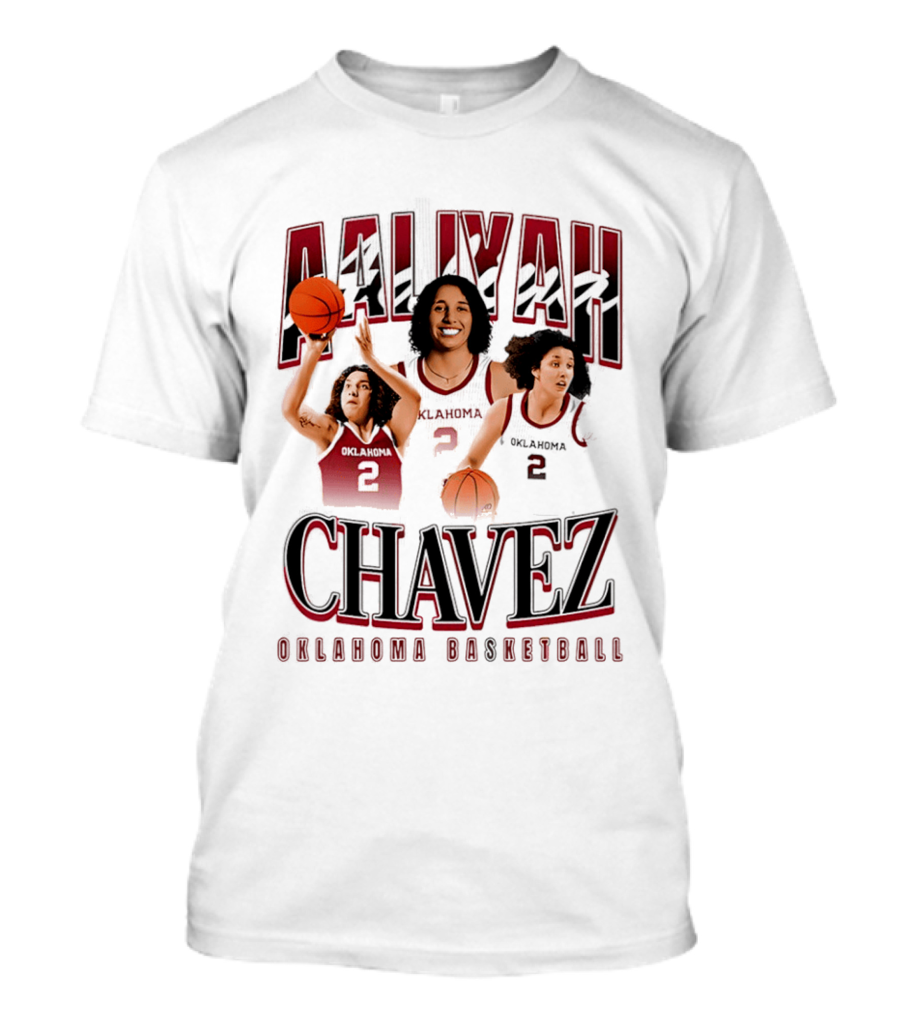 Aaliyah Chavez Oklahoma Basketball Star Number 2 T-Shirt
