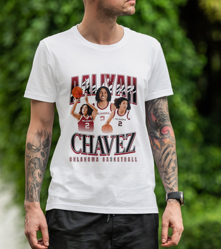 Aaliyah Chavez Oklahoma Basketball Star Number 2 T-Shirt