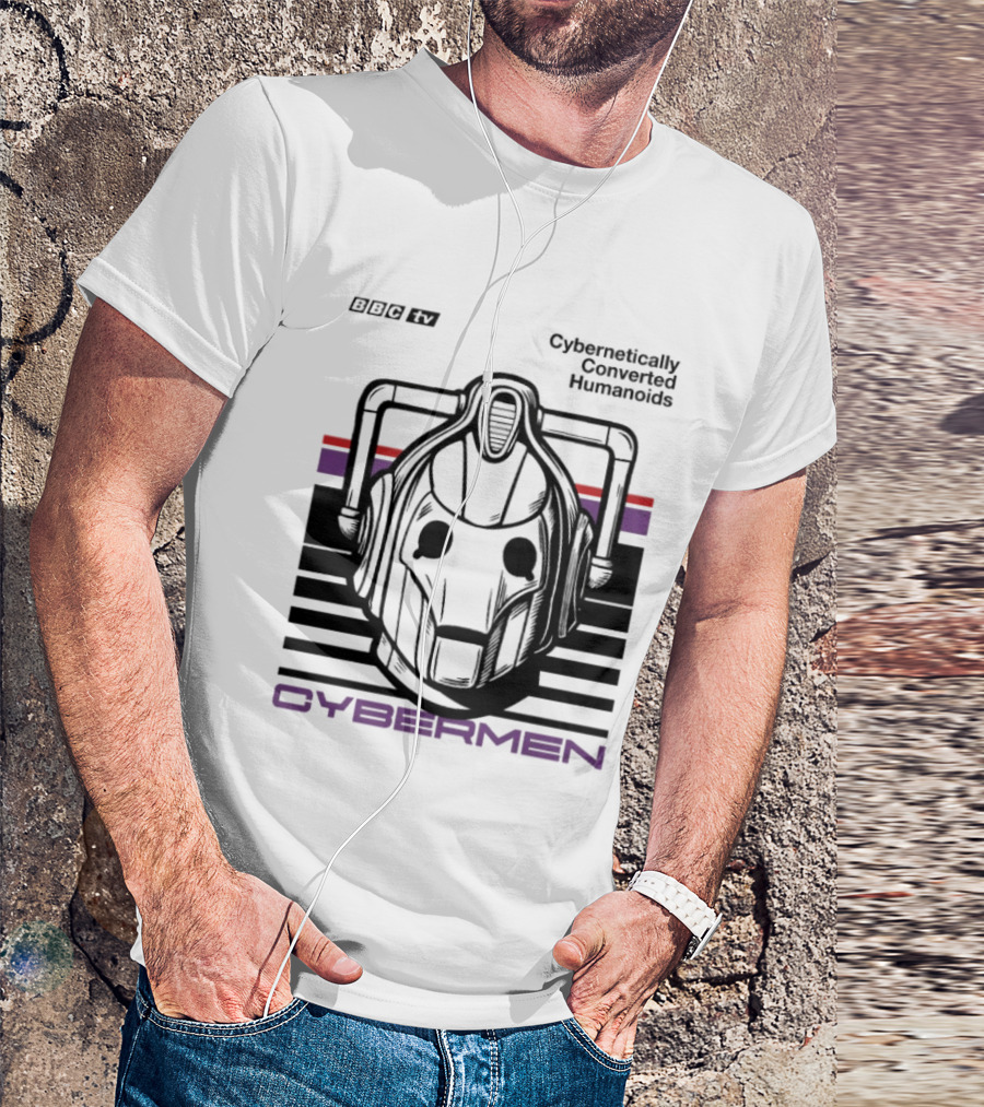 BBC TV Cybermen Cybernetically Converted Humanoids T-Shirt