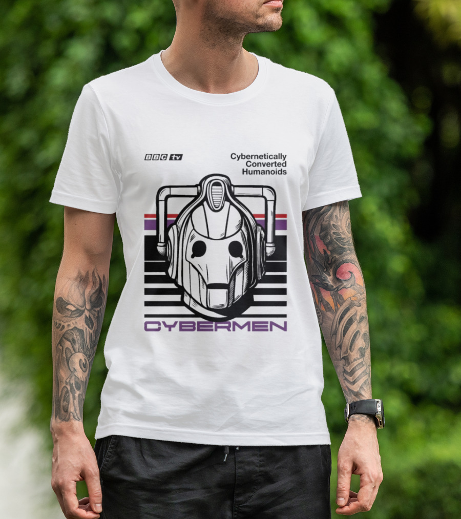BBC TV Cybermen Cybernetically Converted Humanoids T-Shirt