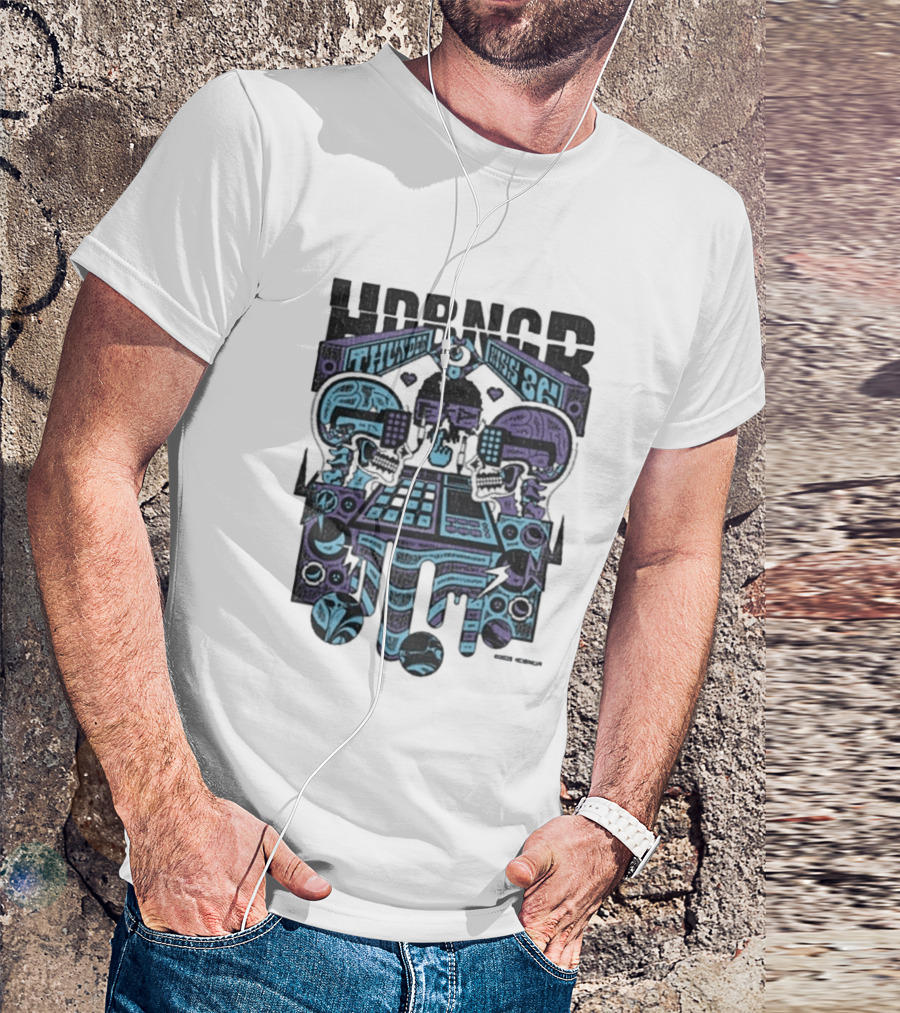 El Phantasmo HDBNGR Thunder Kiss 86 Skulls Music Machine T-Shirt