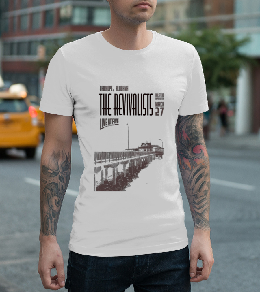The Revivalists March 27 2026 Fairhope Alabama Steamboat T-Shirt