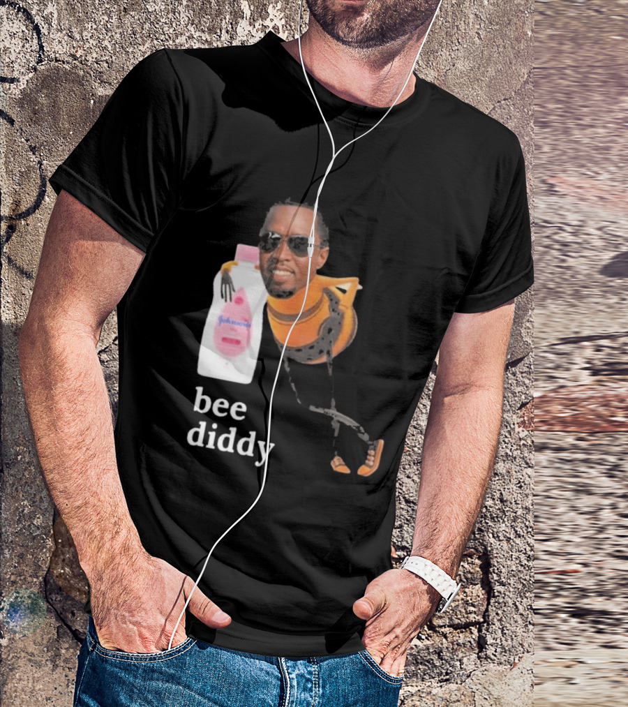 Bee Diddy Sean Combs Baby Oil Johnson's T-Shirt