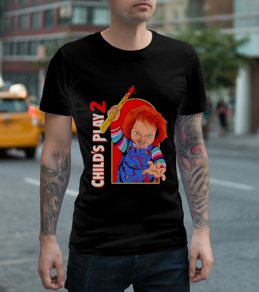 Child's Play 2 Chucky Good Guys Ruler T-Shirt