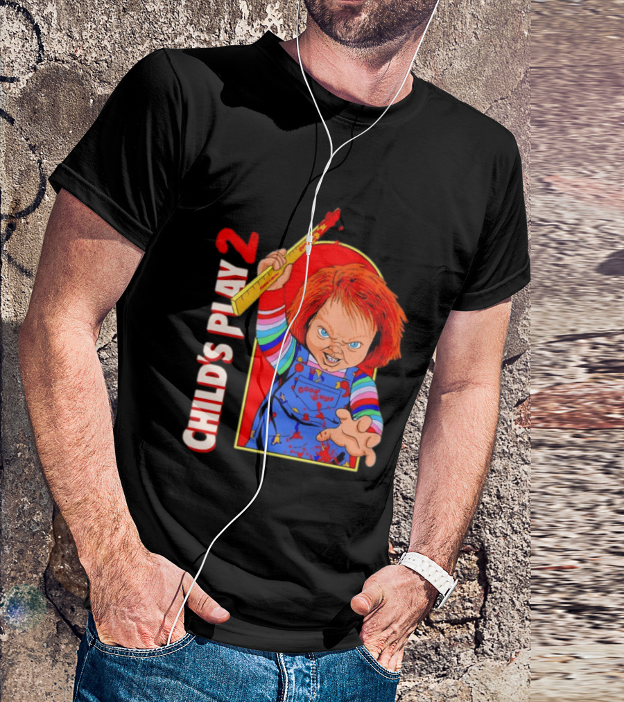 Child's Play 2 Chucky Good Guys Ruler T-Shirt