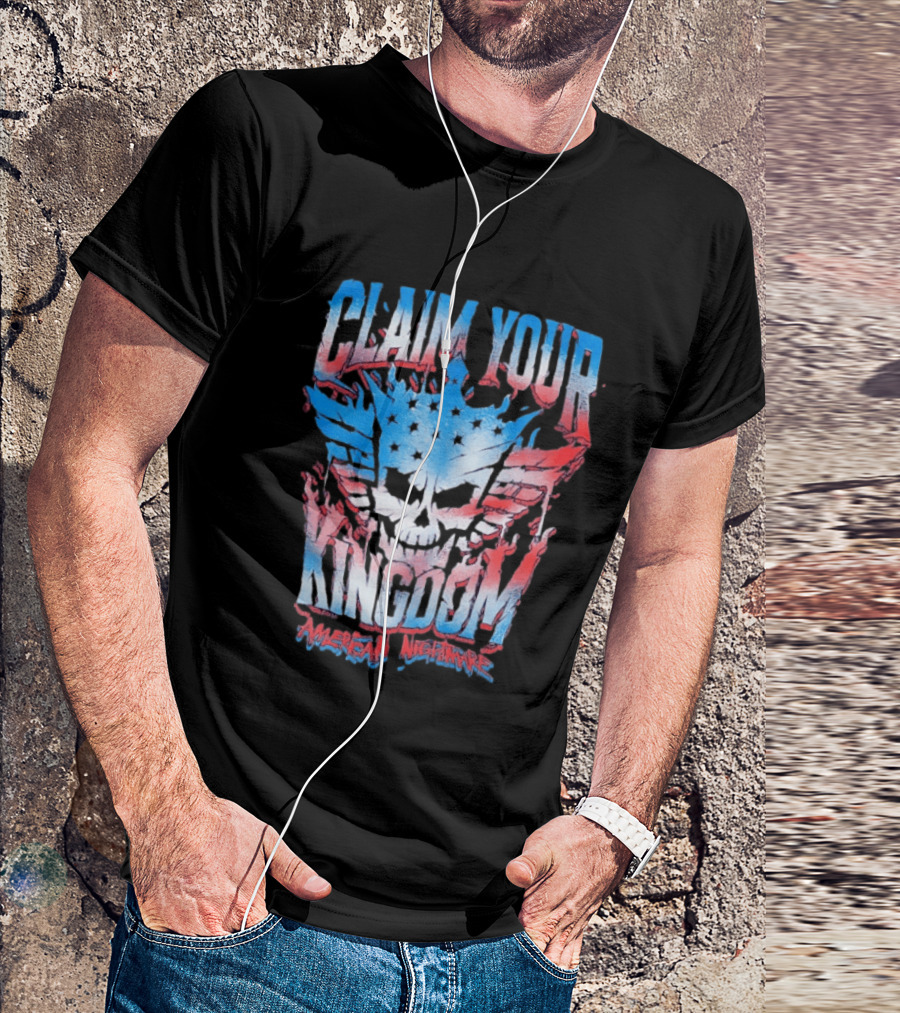 Claim Your Kingdom American Nightmare Cody Rhodes Chenille Pullover T-Shirt