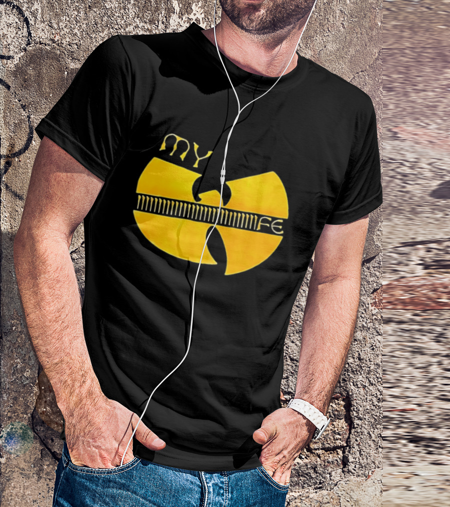 Yellow Wu Tang Clan My Life Symbolic Tribute Collaboration T-Shirt