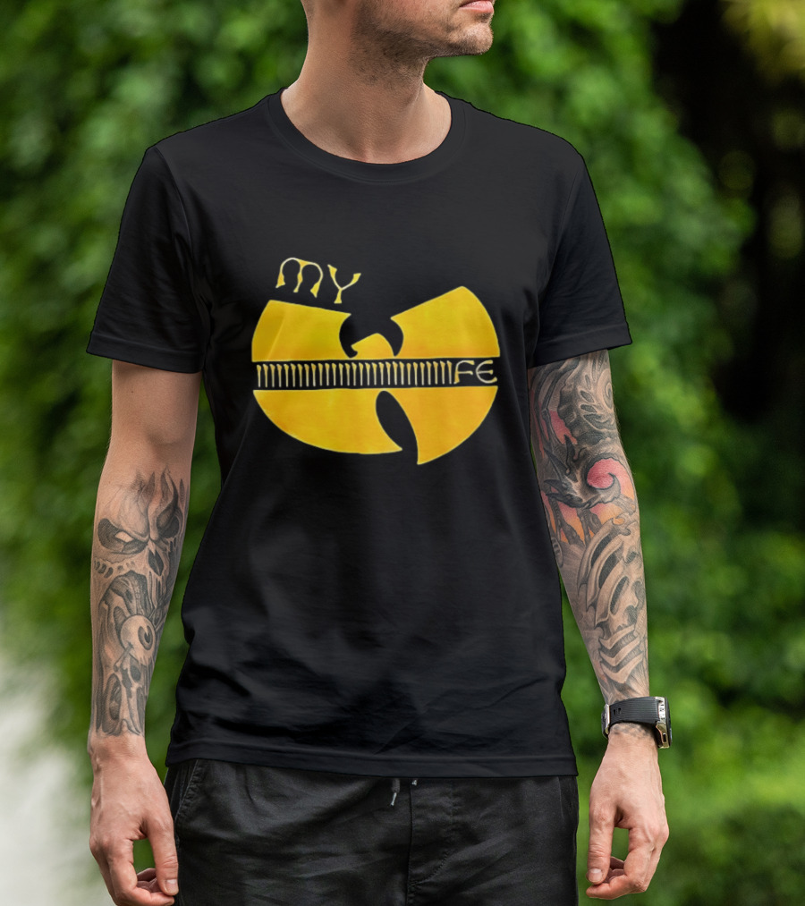 Yellow Wu Tang Clan My Life Symbolic Tribute Collaboration T-Shirt