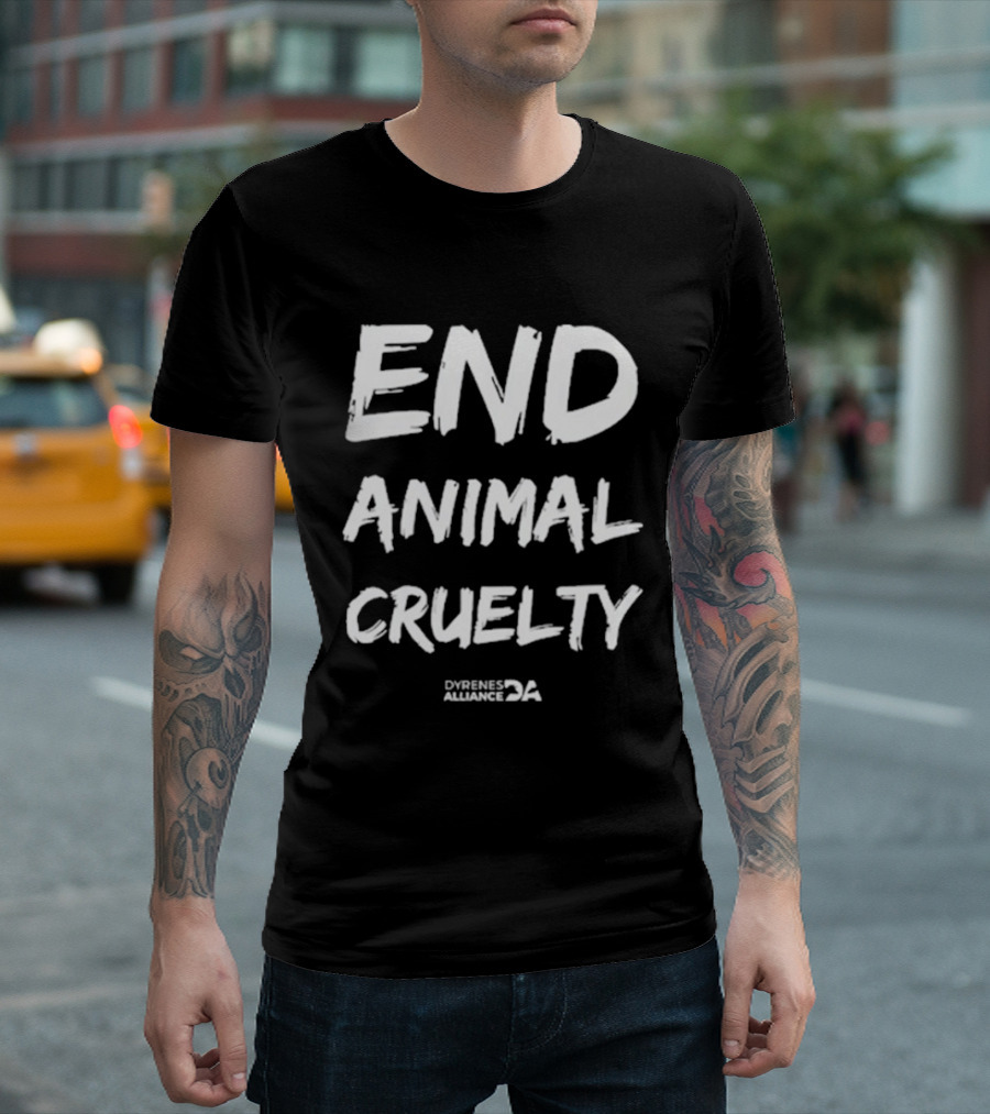 End Animal Cruelty John Oberg Mission DXEA T-Shirt