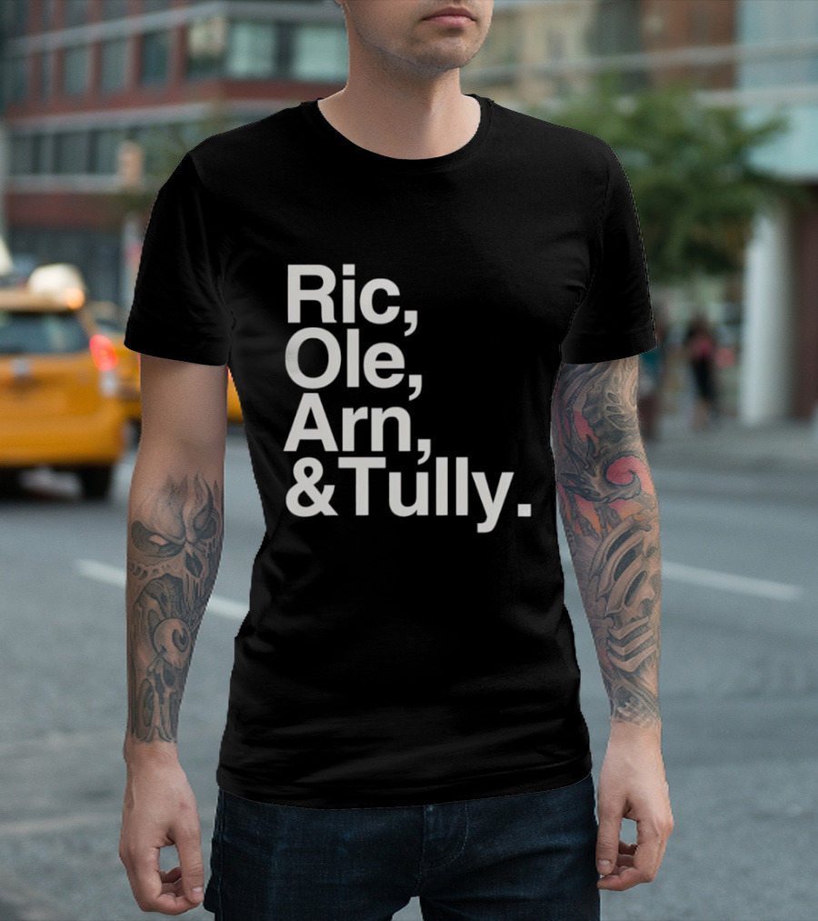 Ric Ole Arn & Tully Retro Wrestling Legends T-Shirt