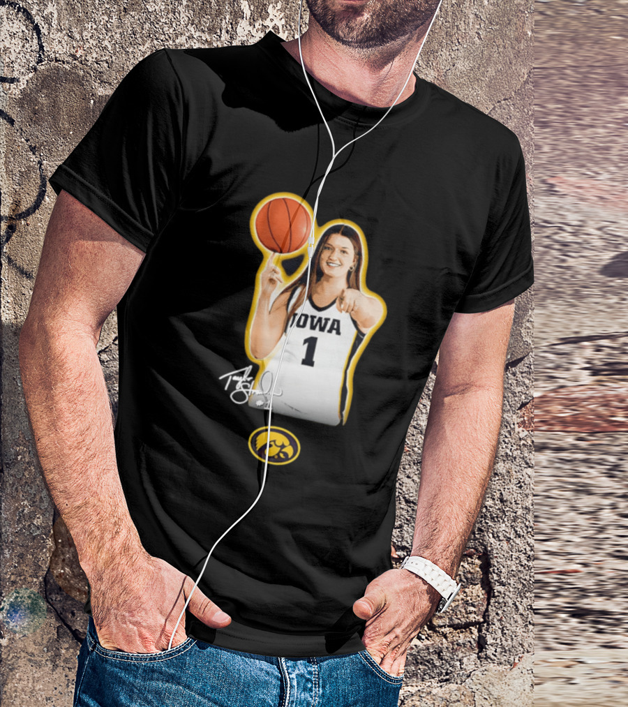 Taylor Stremlow Iowa Hawkeyes Basketball #1 T-Shirt