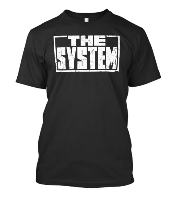 The System Capital Bold Grunge T-Shirt