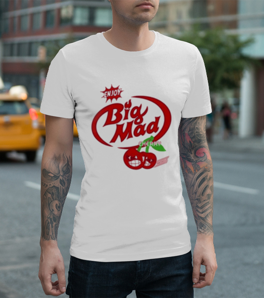 Transviolet Big Mad Cherry Enjoy T-Shirt