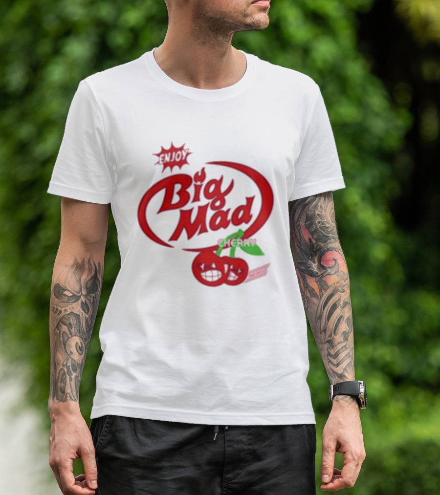 Transviolet Big Mad Cherry Enjoy T-Shirt
