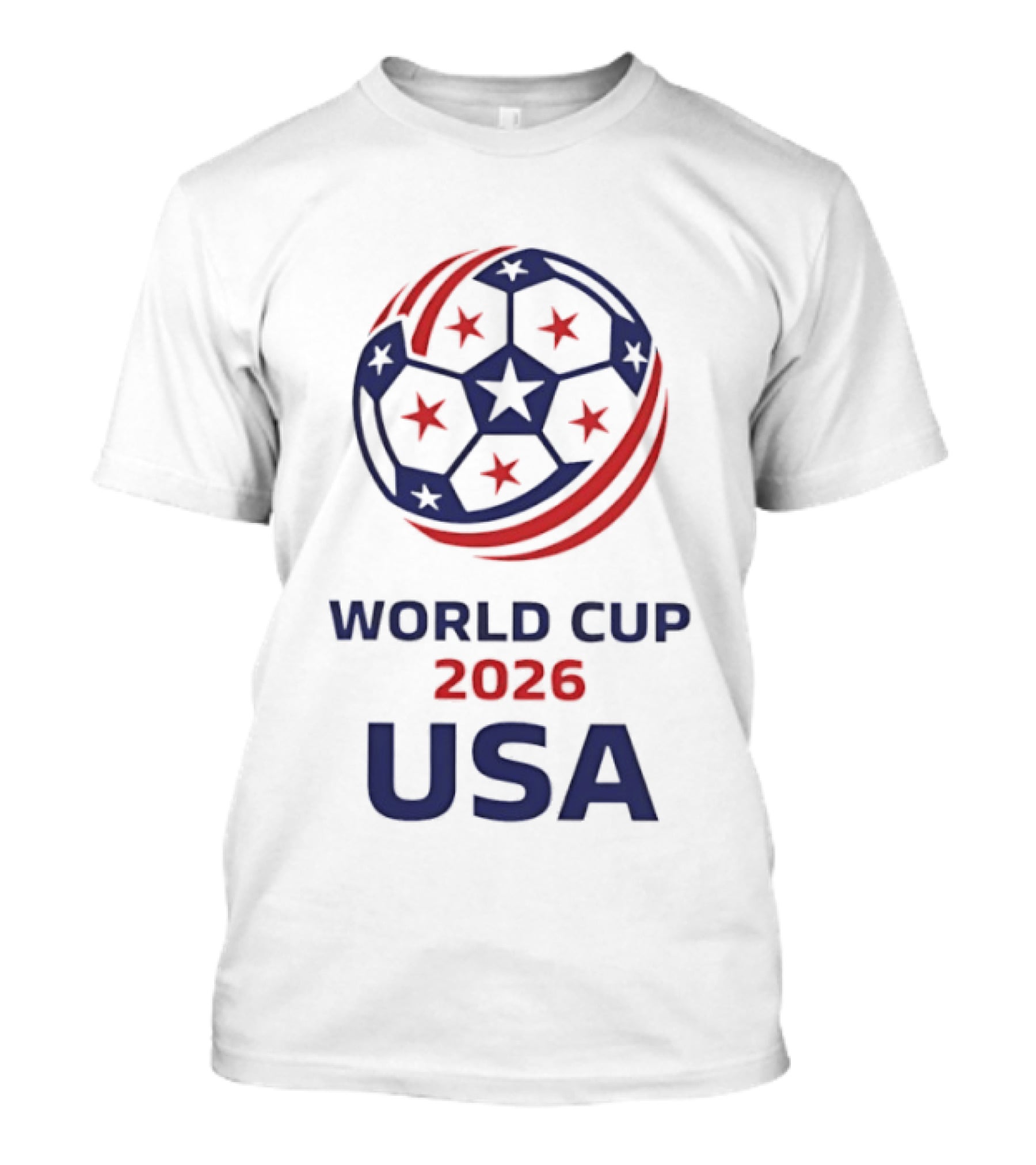 World Cup 2026 USA Soccer Stars Ball T-Shirt