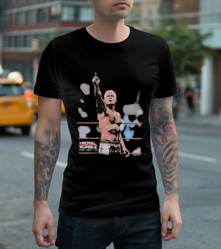 Cody Rhodes WWE Royal Rumble Wrestling Event 2024 T-Shirt