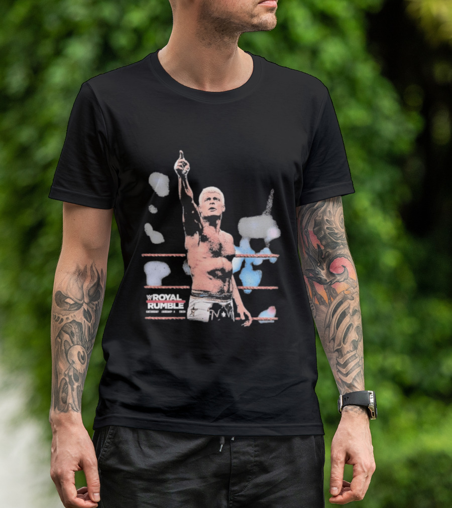 Cody Rhodes WWE Royal Rumble Wrestling Event 2024 T-Shirt