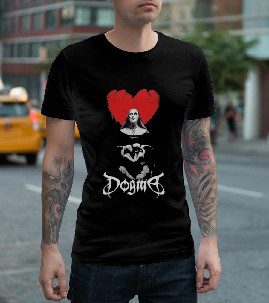 Dogma Nun Heart Valentine's Day T-Shirt