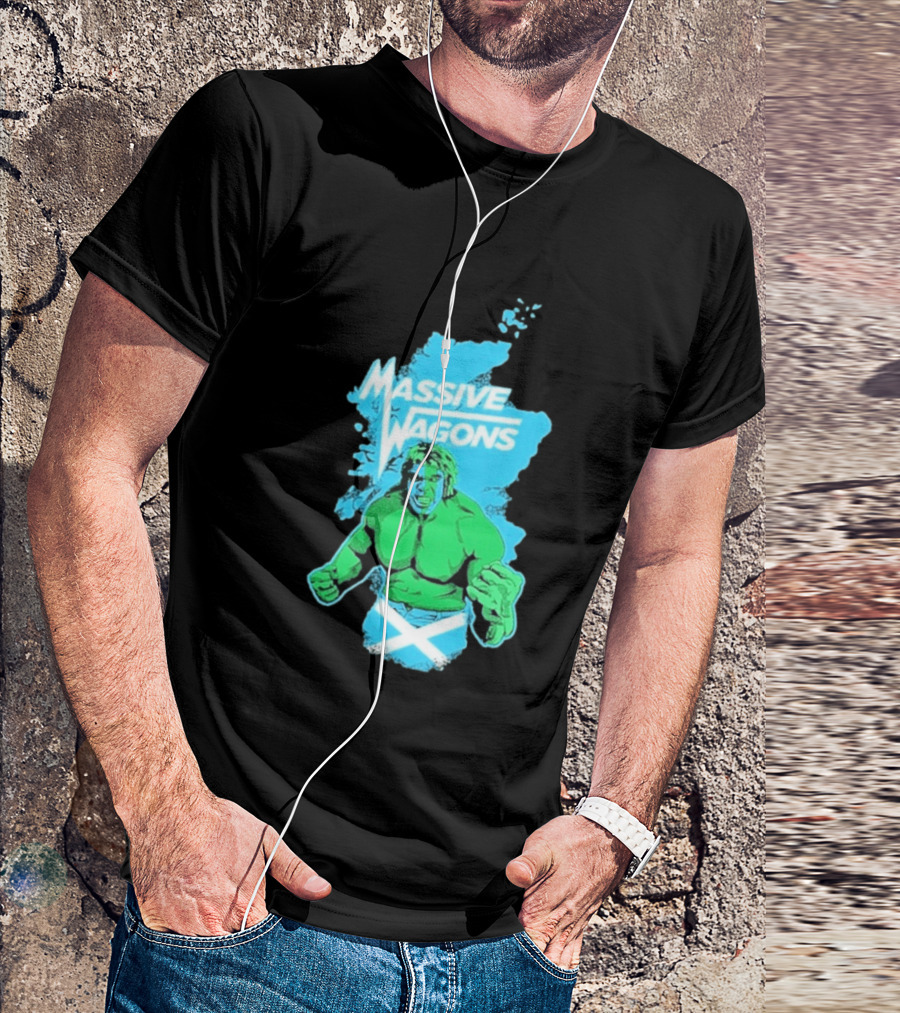 Massive Wagons Hulk Scotland With Map T-Shirt