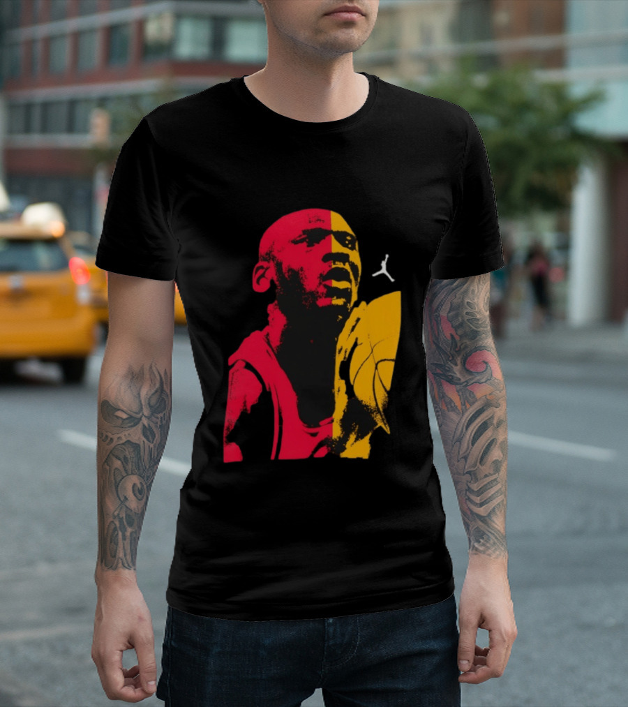 Michael Jordan 1985 Chicago Bulls Retro Basketball Legend T-Shirt