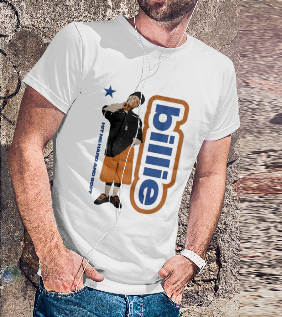 Billie Eilish Lean Hit Me Hard And Soft Tour 2024 2025 Star T-Shirt