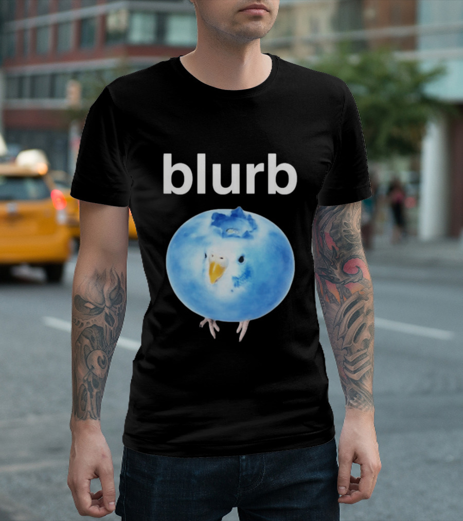 Blurb Bluebird Blueberry Fusion T-Shirt
