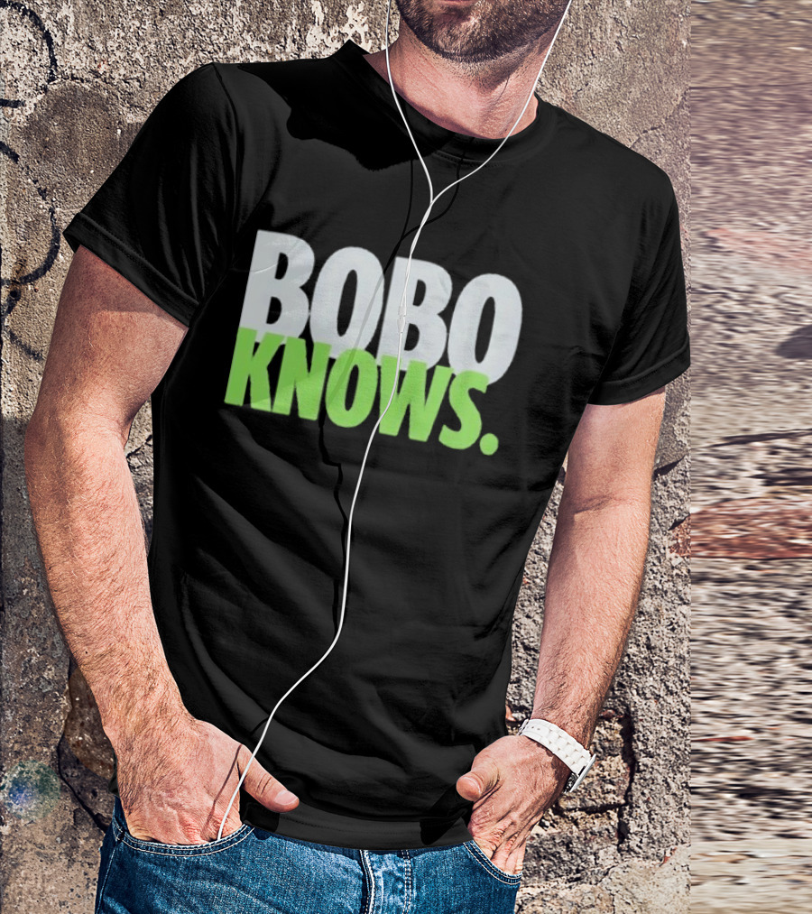 Bobo Knows Seattle Football Seahawks Fan Gear T-Shirt