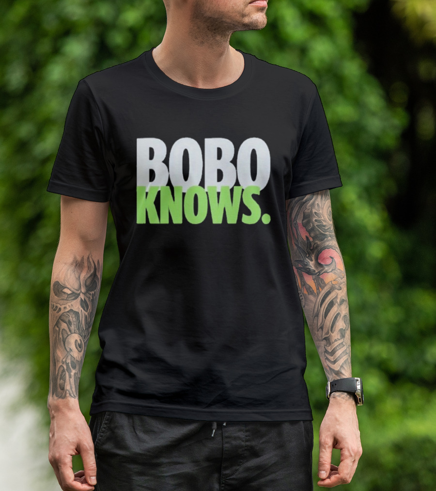 Bobo Knows Seattle Football Seahawks Fan Gear T-Shirt