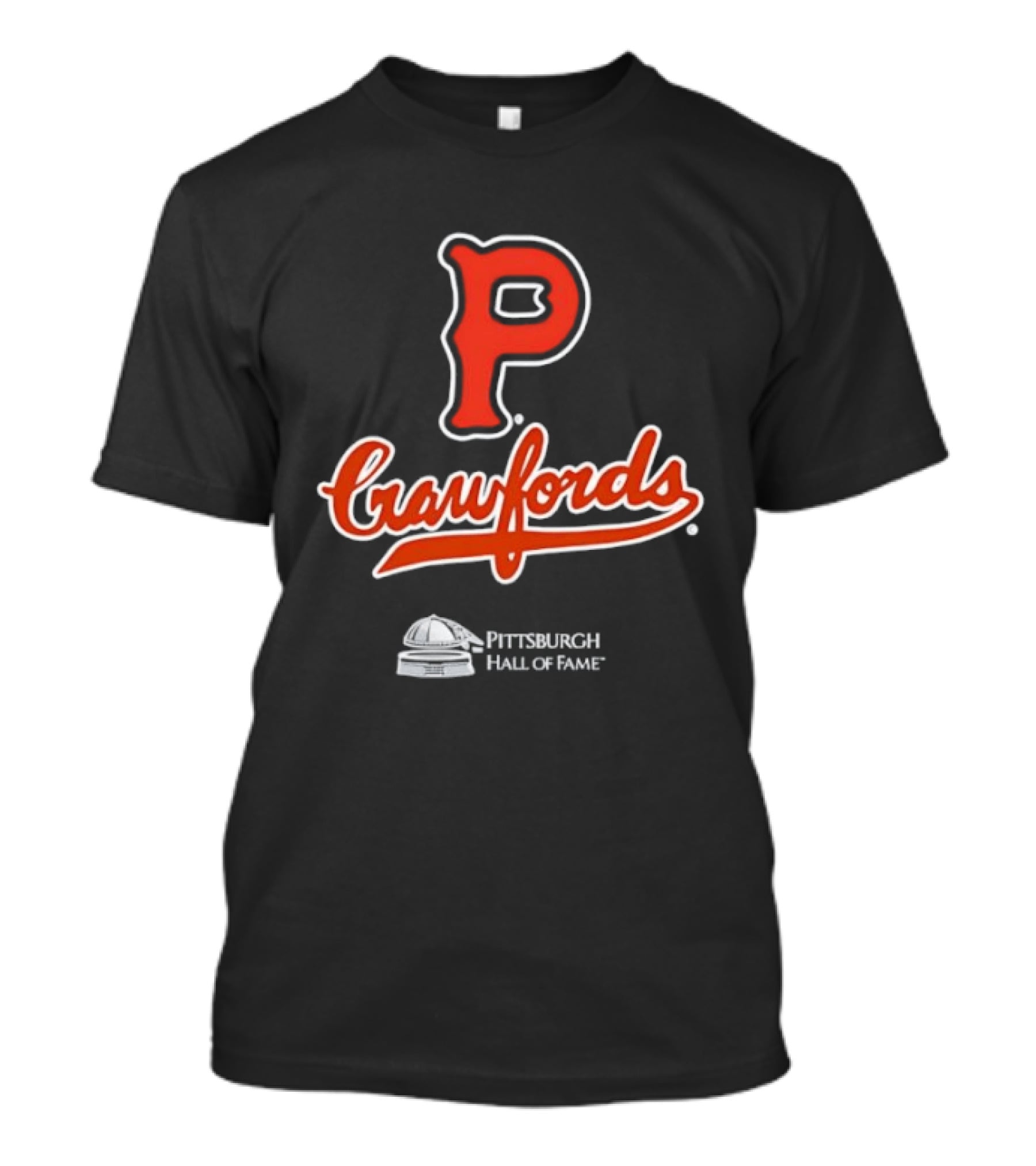 Pittsburgh Crawfords P Hall Of Fame Baseball Team T-Shirt