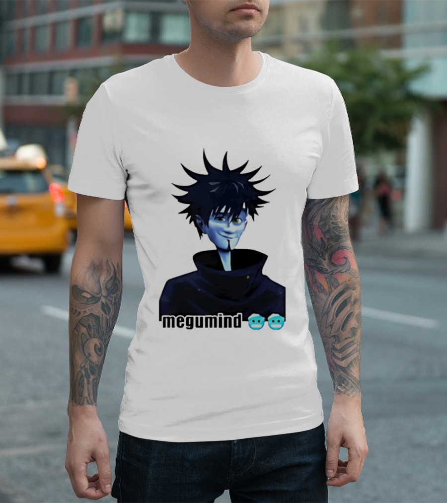 Megumind Fushiguro Megumi Jujutsu Kaisen Anime Bighead T-Shirt