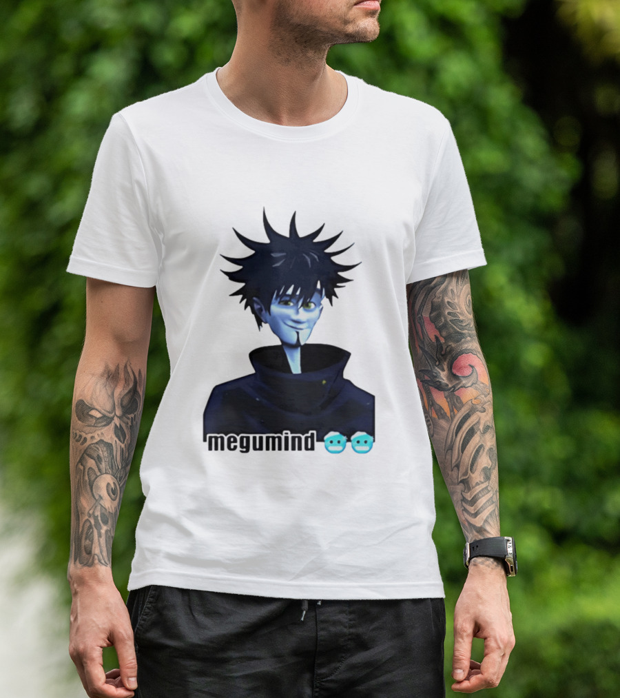 Megumind Fushiguro Megumi Jujutsu Kaisen Anime Bighead T-Shirt