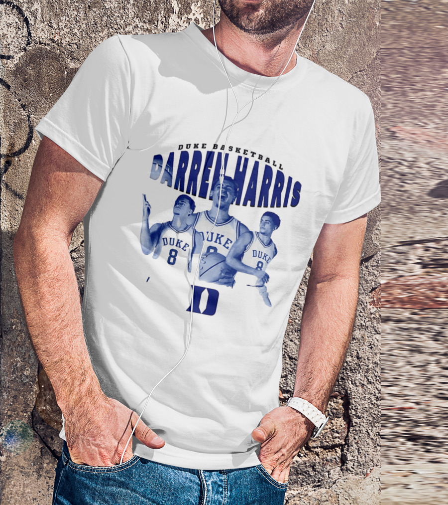 Duke Basketball Darren Harris 8 T-Shirt