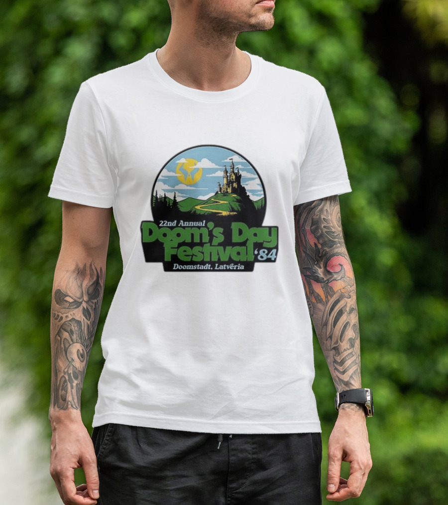 22nd Annual Doom's Day Festival '84 Doomstadt Latveria Event T-Shirt
