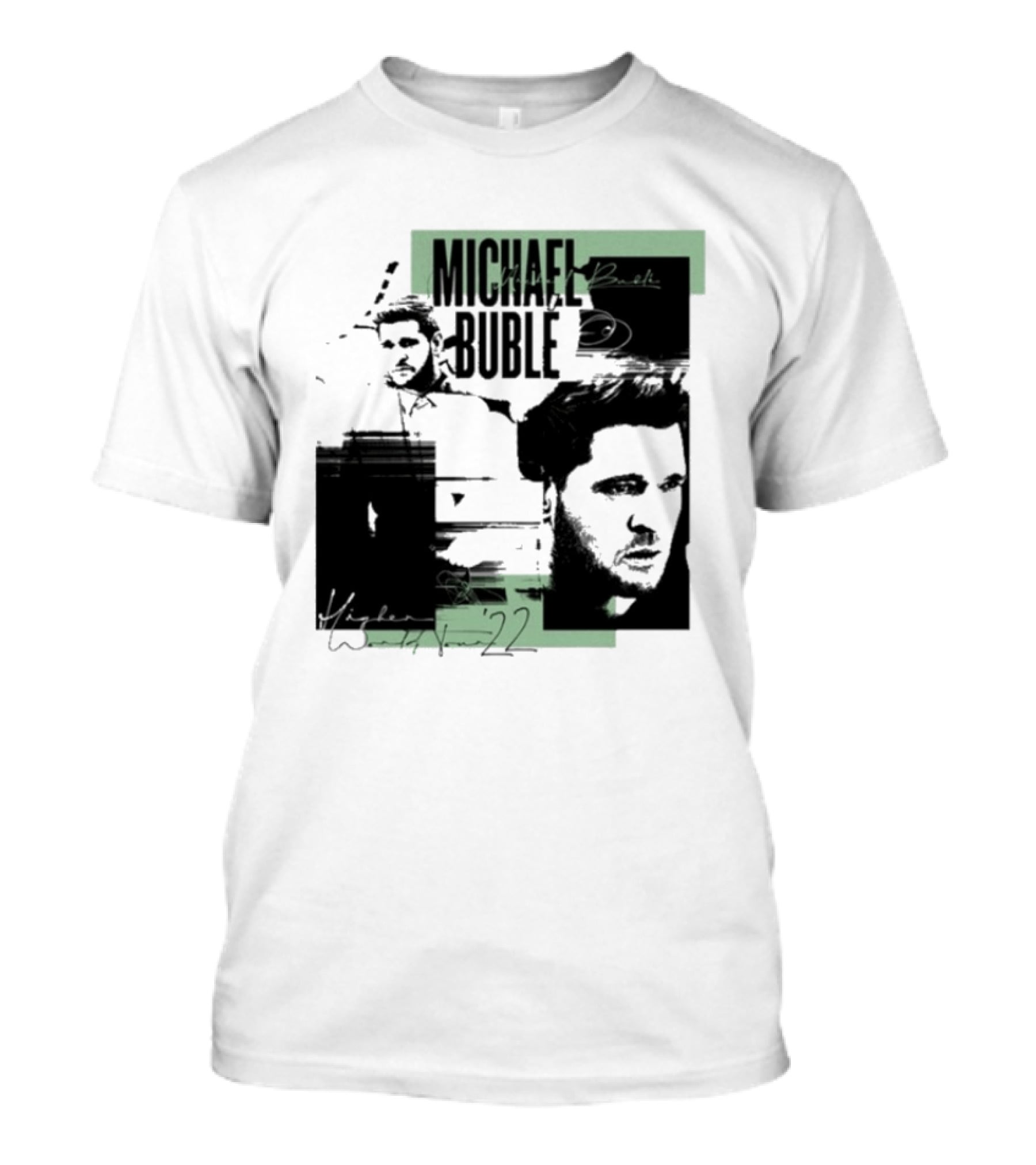 Michael Buble Higher Photo Collage 2022 T-Shirt