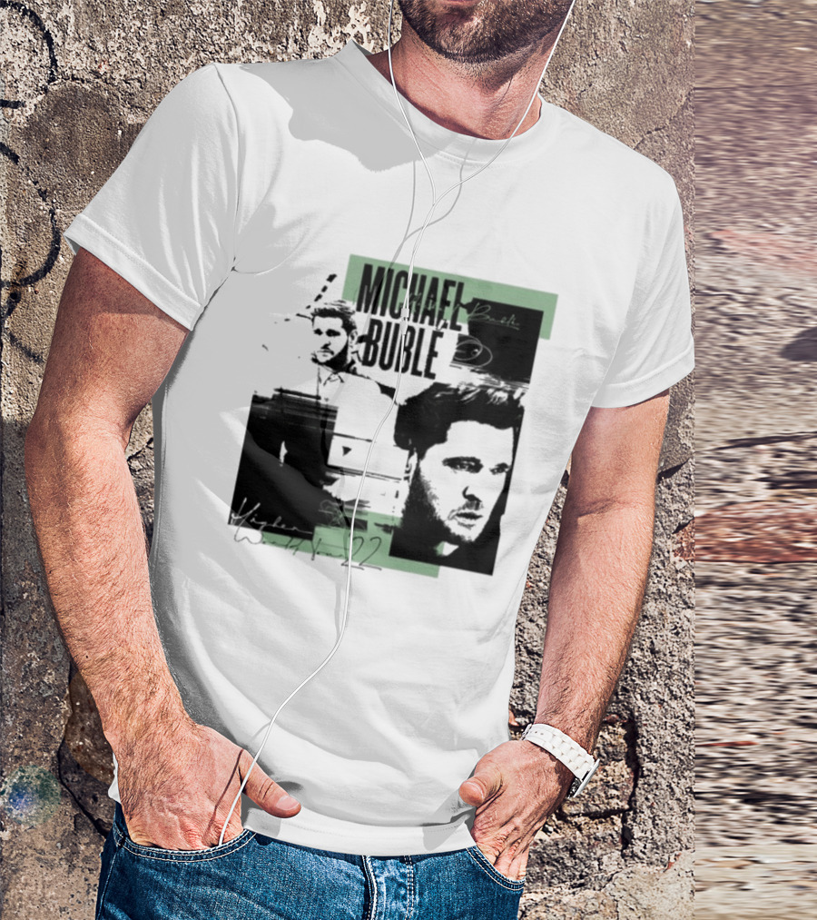 Michael Buble Higher Photo Collage 2022 T-Shirt