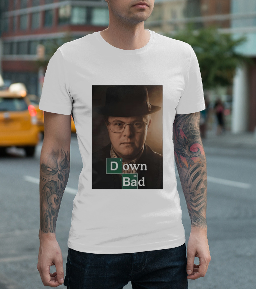 Down Bad Walter Chemistry Parody Breaking Series T-Shirt