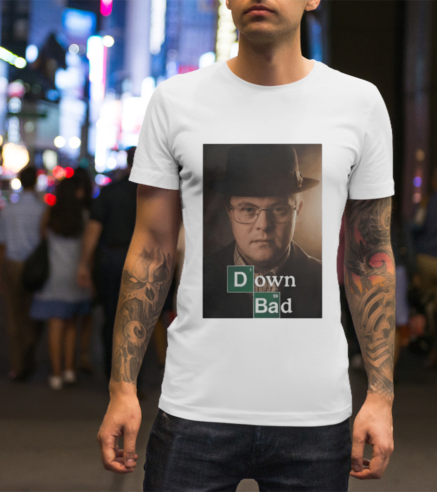 Down Bad Walter Chemistry Parody Breaking Series T-Shirt