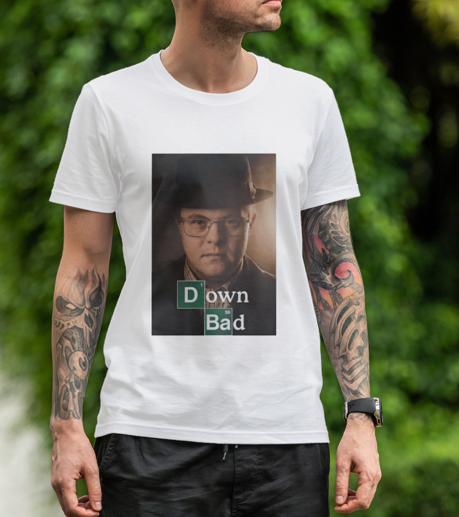 Down Bad Walter Chemistry Parody Breaking Series T-Shirt