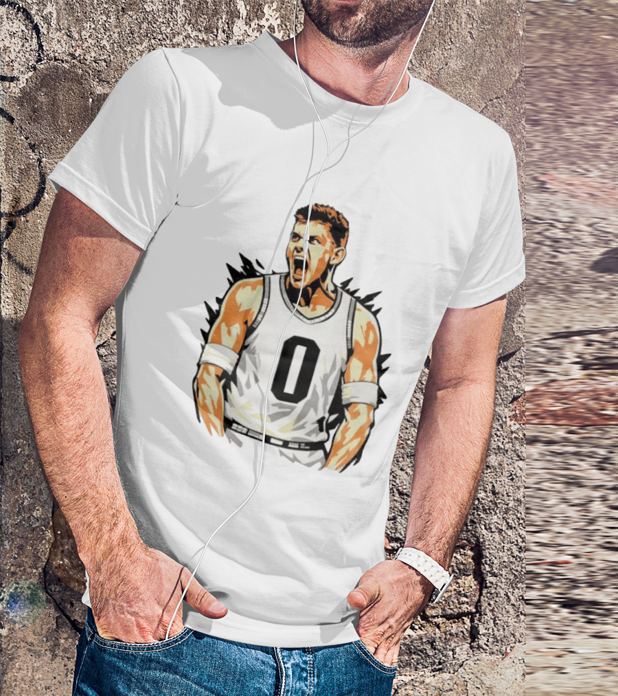 Jeremy Sochan San Antonio Spurs Number 0 Basketball Player T-Shirt
