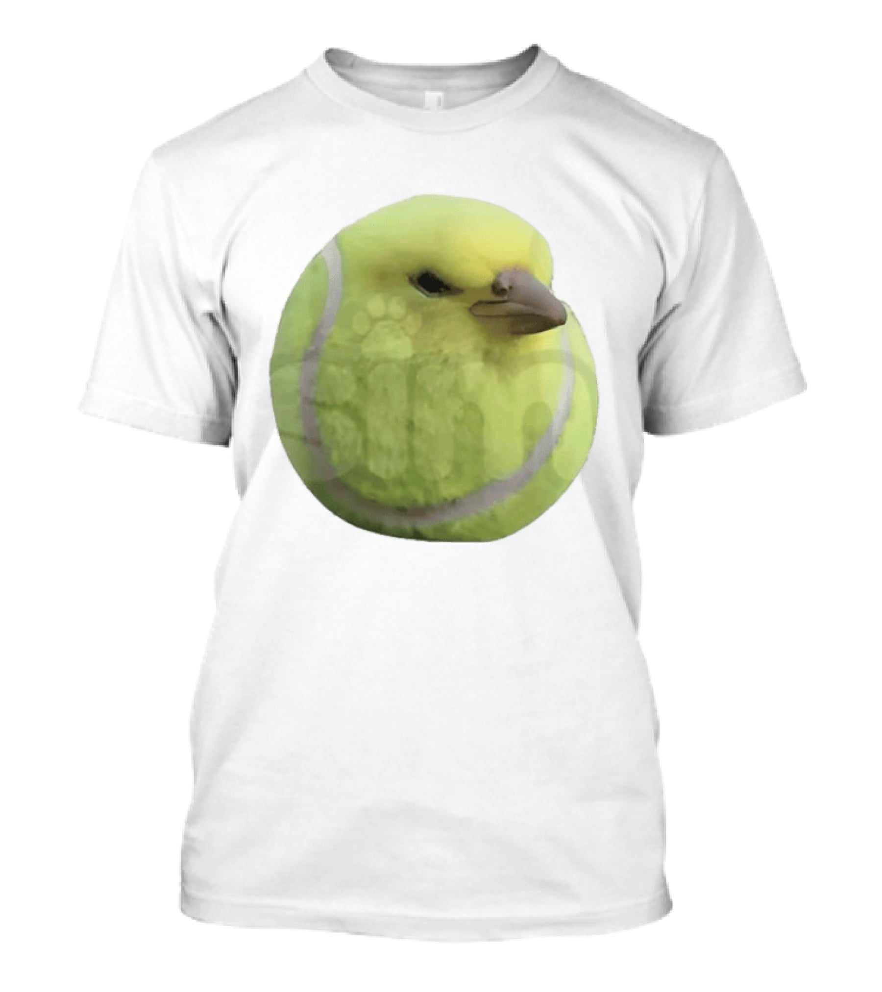 Silly Tennis Ball Bird Meme T-Shirt