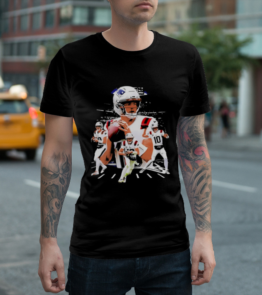 Drake Maye 2026 Highlights Football Quarterback Moments T-Shirt