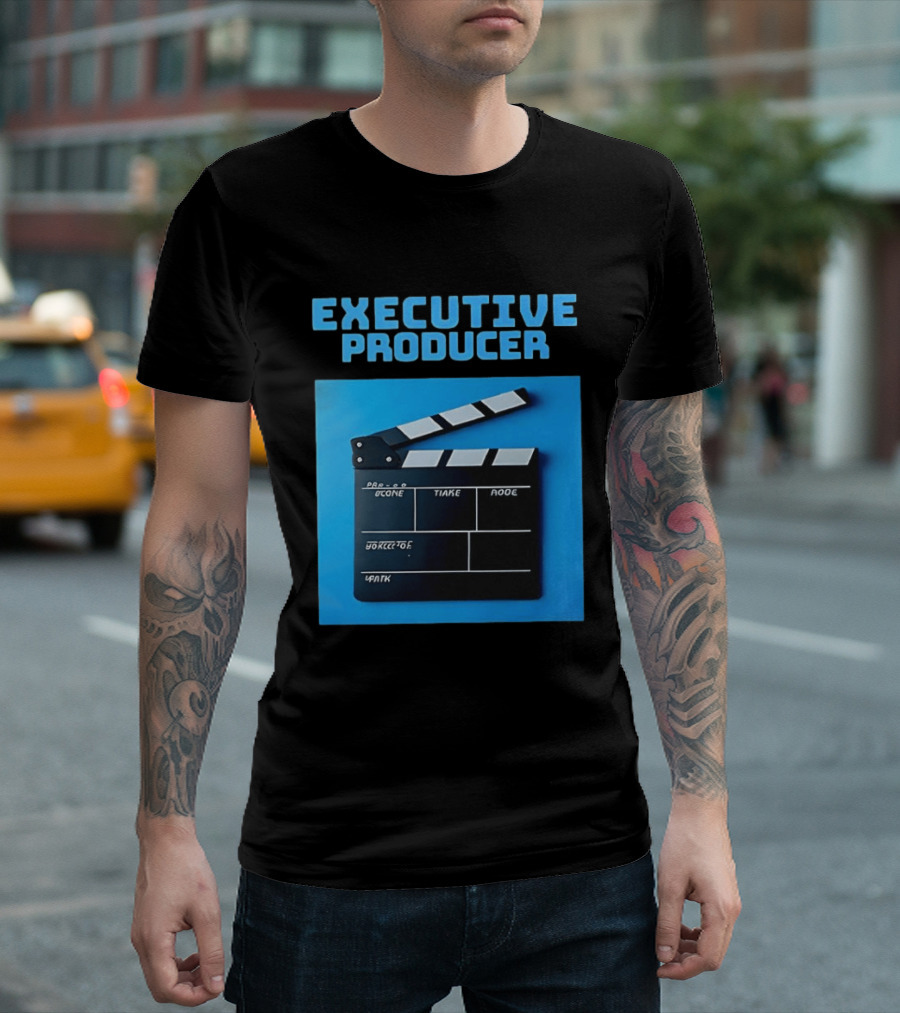 Executive Producer Clapper Board Iconic Movie Director T-Shirt