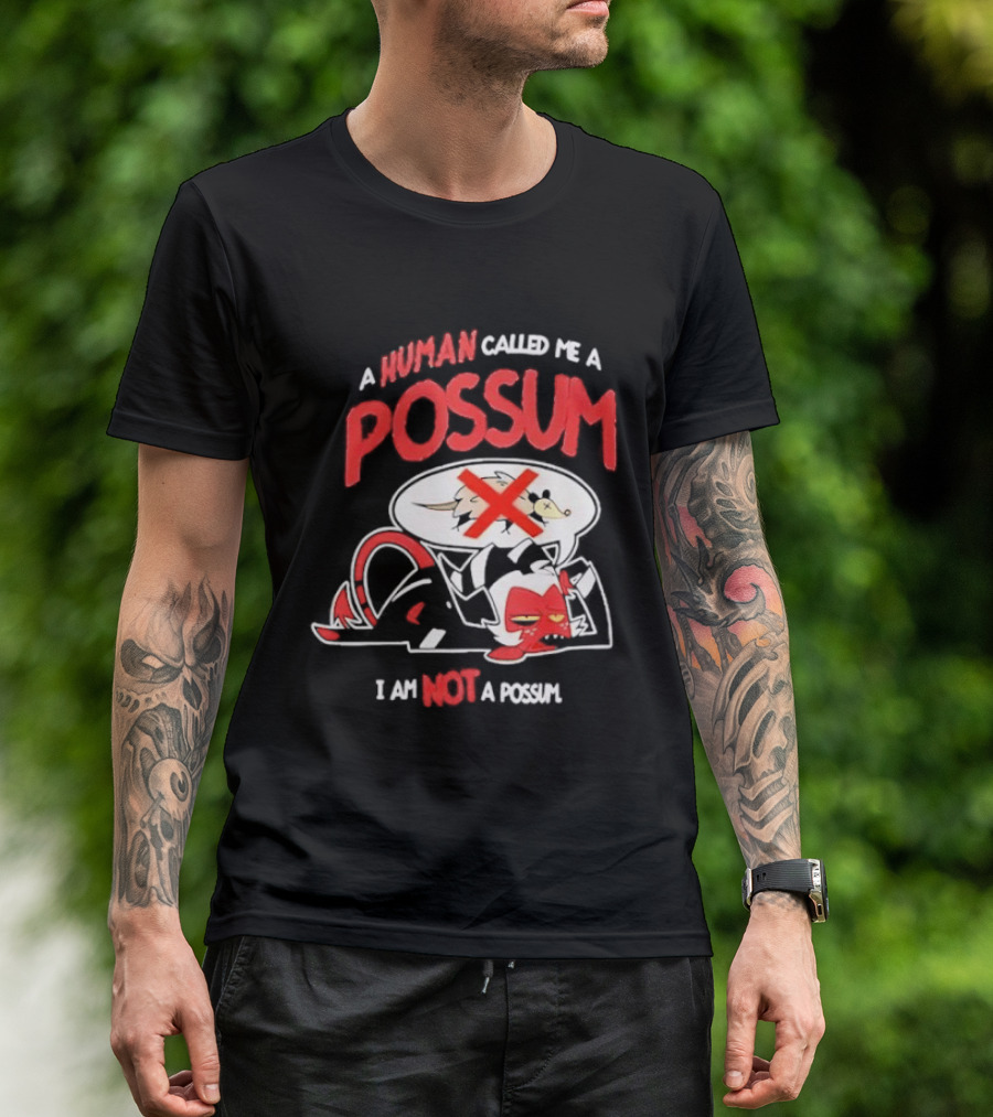 Helluva Boss Moxxie A Human Called Me A Possum I Am Not A Possum T-Shirt