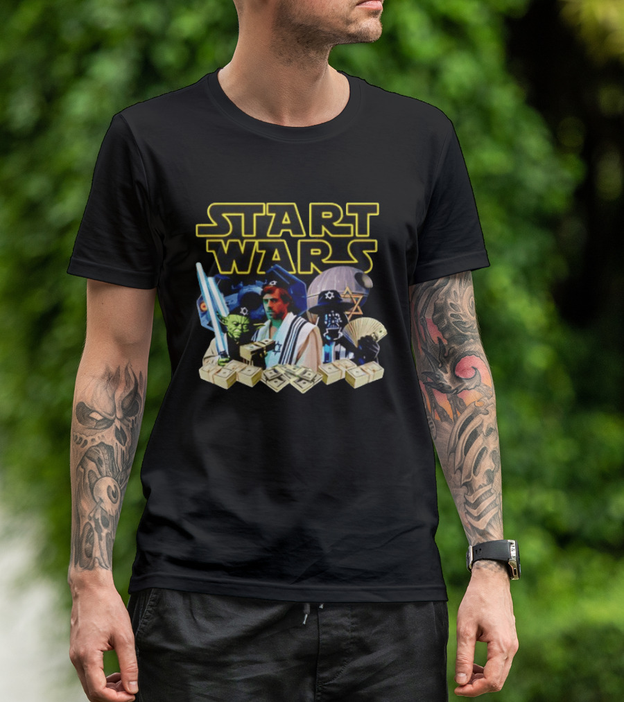 Start Wars Grinch Characters Dollar Yoda Vader Luke Money T-Shirt