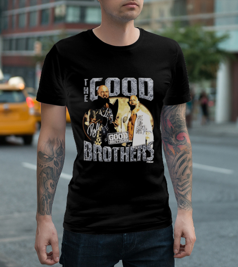 The Good Brothers Built Different Wrestling Signature Series T-Shirt