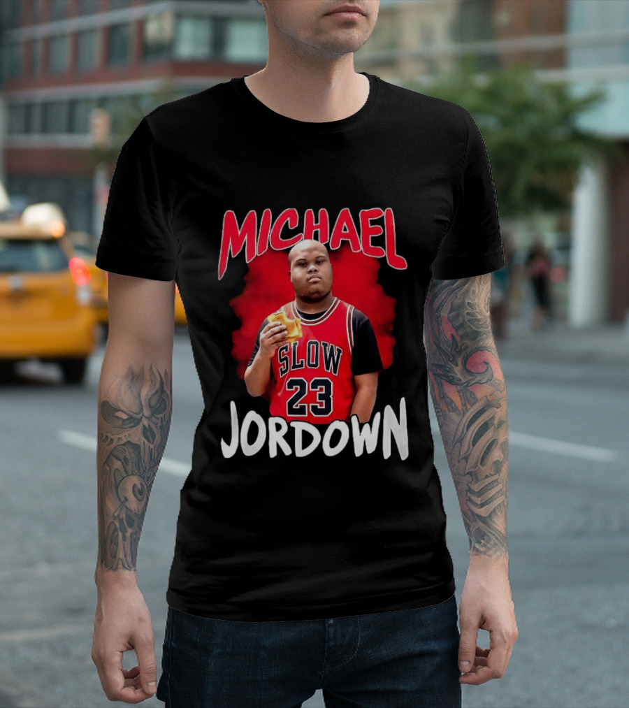 Michael Jordown Slow 23 Meme T-Shirt