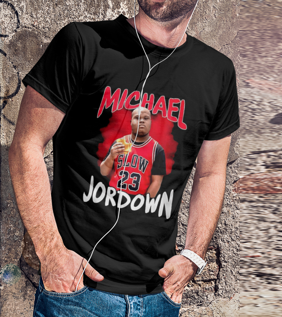 Michael Jordown Slow 23 Meme T-Shirt