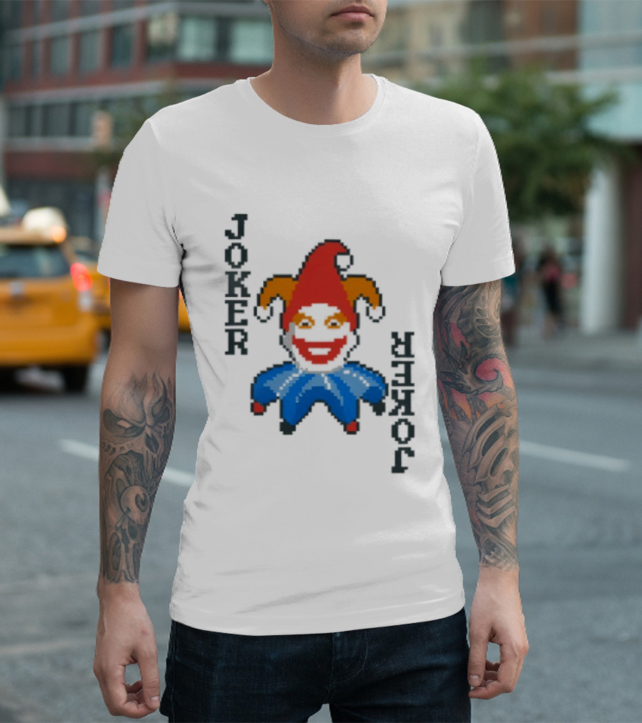 Balatro's Pixel Art Jimbo Jester Joker T-Shirt