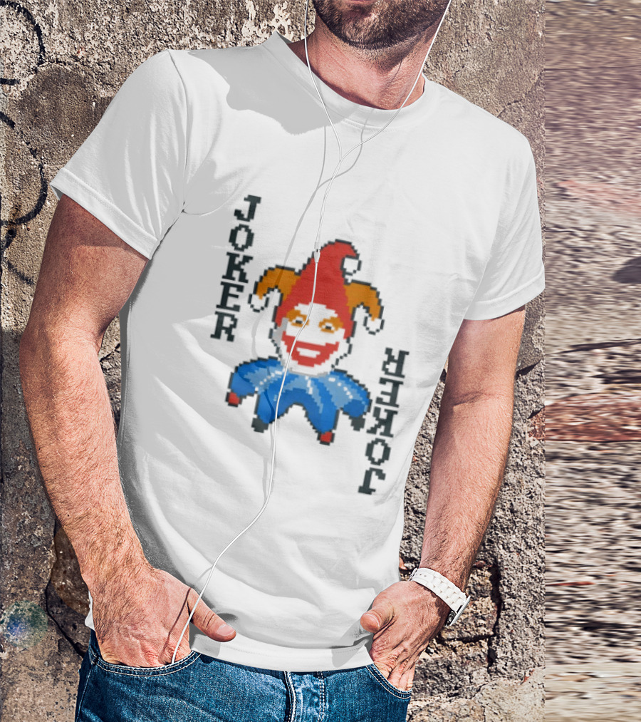 Balatro's Pixel Art Jimbo Jester Joker T-Shirt